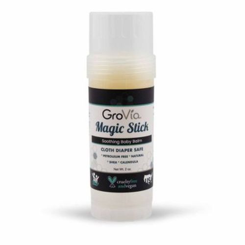 GroVia All Natural Magic Stick Baby Diaper Balm for Baby Diapering (2 oz) - Unscented