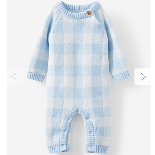 Organic Knit Long Sleeve All In One