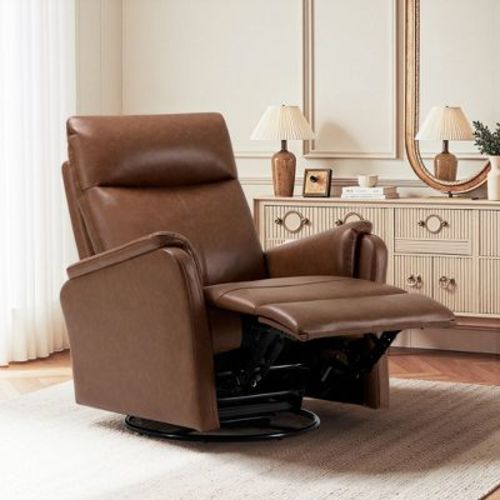 Ora Maison Recliner Chair, Upholstered Reclining Armchair with Footrest for Living Room