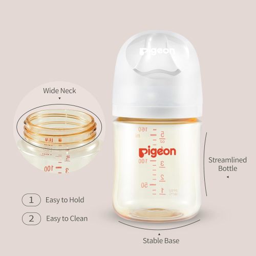 Wide Neck Baby Bottle for Newborns 2 Packs,5.4 Oz