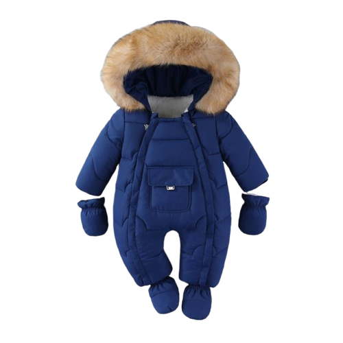 UAMVSH Newborn Winter Clothes Baby Snowsuit Infant Long Sleeve Hooded Jumpsuit Romper Fleece Lined Warm Outwear Coat for Boys Girls