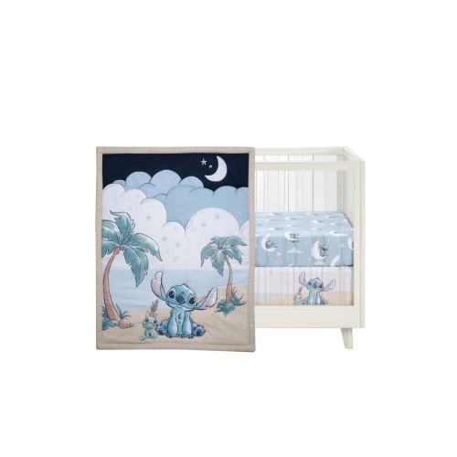 Disney Baby Stitch 3-Piece Nursery Crib Bedding Set