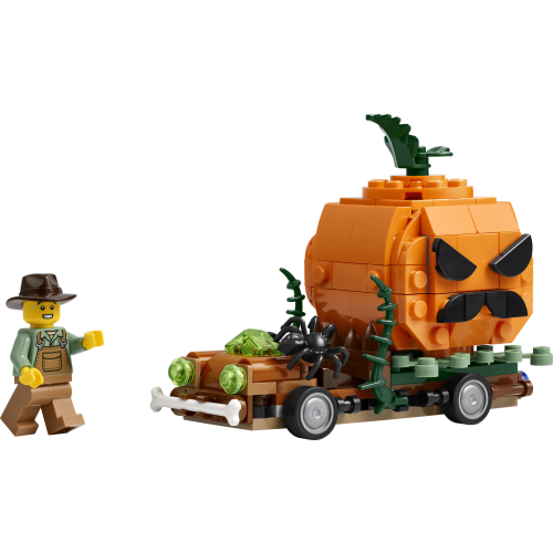 Jack-O'-Lantern Pickup Truck