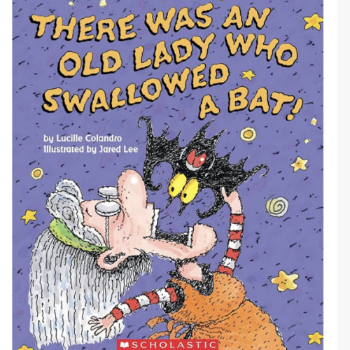 There Was an Old Lady Who Swallowed a Bat! (Board Book)