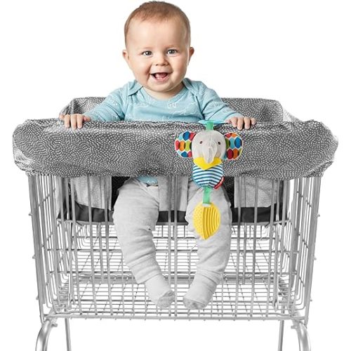 (Color: Swirl Dot) Skip Hop Shopping Cart Cover, Take Cover, Swirl Dot