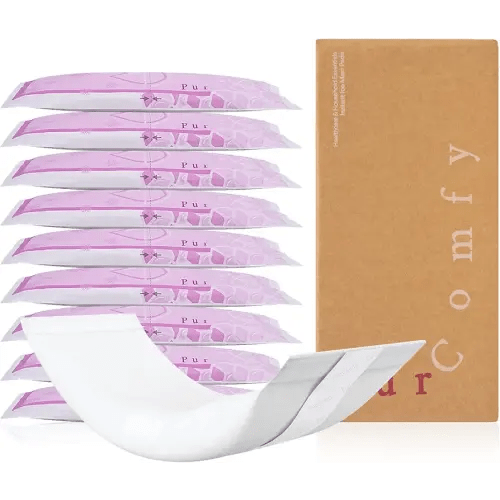 PurComfy 2-in-1 Postpartum Pads, Absorbent Instant Perineal Ice Pads for Women with Mom Pain Relief and Postpartum Recovery Care, 10 Count