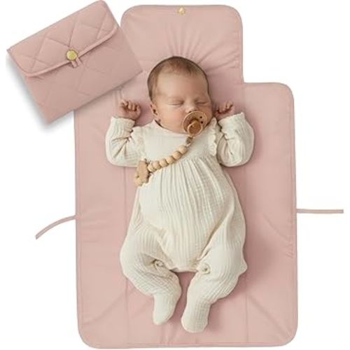 Portable Diaper Changing Pad - Soft and Easy to Clean Diaper Changing Mat for Babies - The Perfect Lightweight and Foldable Pad for Traveling