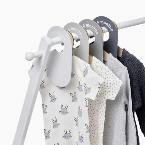 Sprucely 8 Piece Closet Dividers - Grey