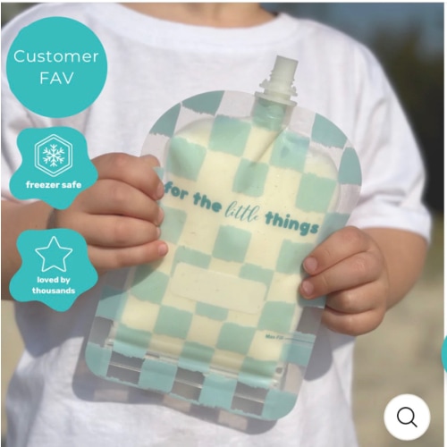 Sinchies 150ml Reusable Food Pouches - Checkmate Bubblegum