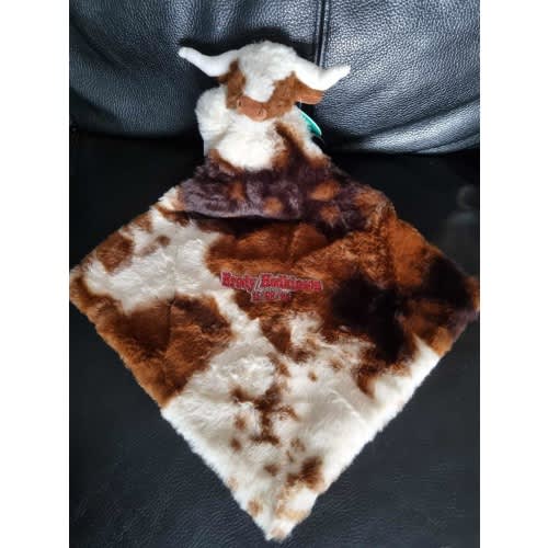 Personalized Longhorn Cow Baby Soother: Plush Comforter