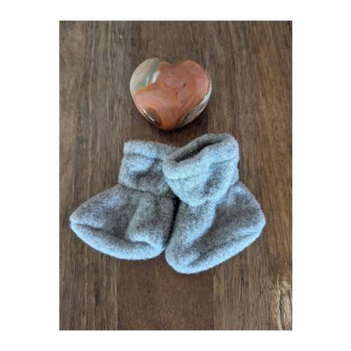 New Colors! Pure Pure - Organic Wool Fleece Baby Booties