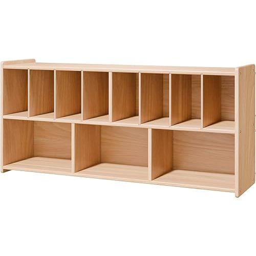 Ogears Wall-Mounted Large Diaper Storage Organizer for Daycares, 11.8" D x 45" W x 21" H