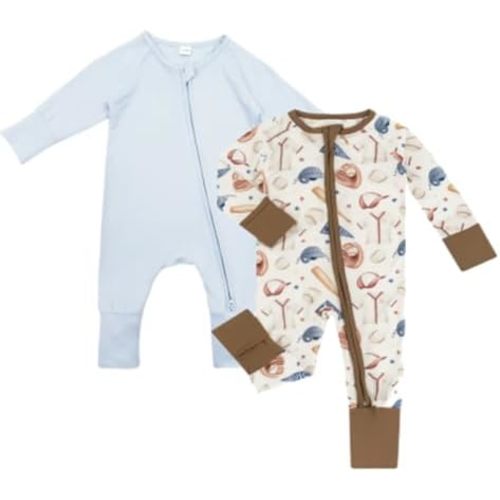 Bow Dream Bamboo Rayon Baby Pajamas Sleepers Newborn Rompers Infant Outfit