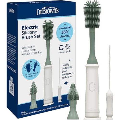 Dr. Brown's Electric Silicone Brush Set