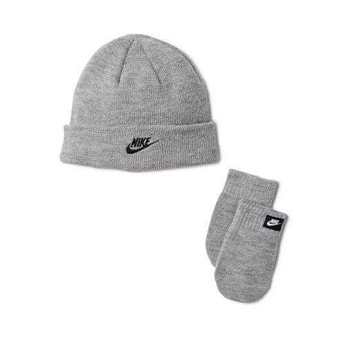 Nike Kids' Club Beanie and Glove/Mitten Set