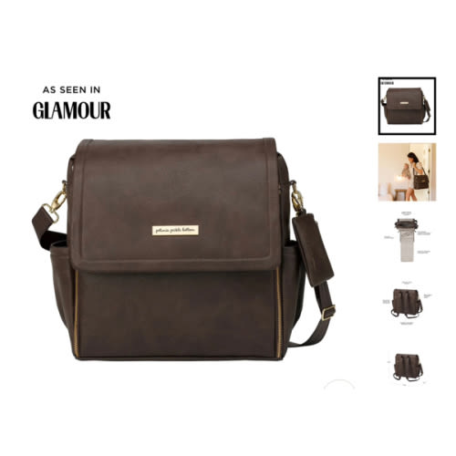 Boxy Backpack in Saddle