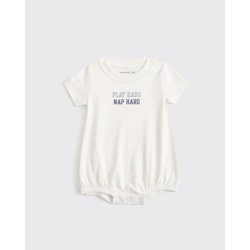baby graphic bubble romper