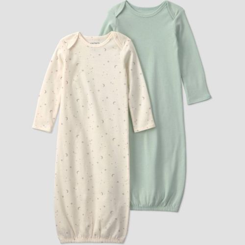 Carter's Just One You® Baby Long Sleeve Nightgown - Green Newborn