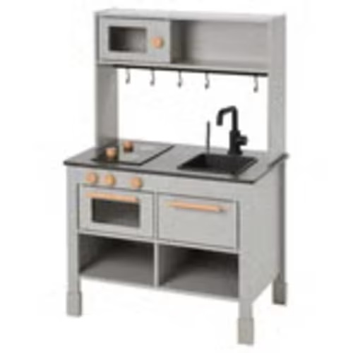 SILLTRUT
Kitchen for children, gray