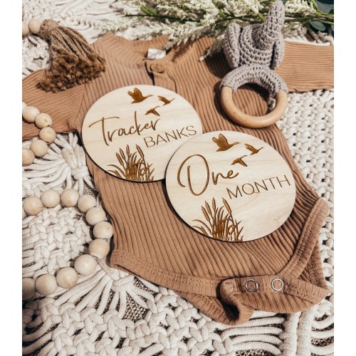 Duck Hunting Milestone Markers | Outdoor Milestones | Newborn Hunting theme| Monthly Milestone Card | Baby Shower Gift |Monthly Photo Prop