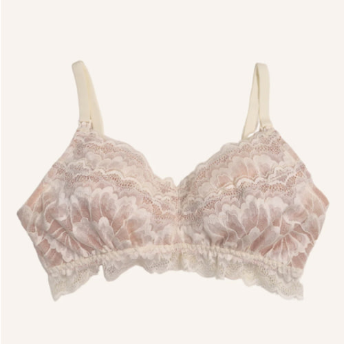 Tulip Lace Organic Cotton Nursing Bralette - Ivory – MORROW+MINT