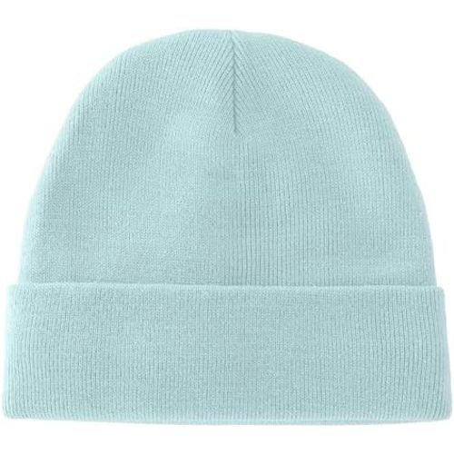 ROYBENS 100% Cotton Baby Beanie Cute Toddler Winter Hat Boys Girls Kids Soft Warm Knit Cuffed Caps Beanies for 0-8 Years
