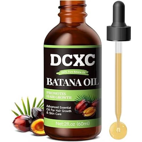 100% Pure & Natural Batana Oil for Hair Growth - Strengthens Hair, Reduces Breakage and Hair Loss, Enhances Shine - Nourishment For All Hair Types - 60ml