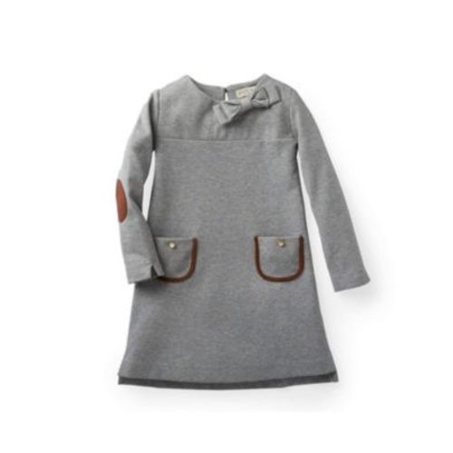 Baby Girls Quilted Ponte Riding Dress