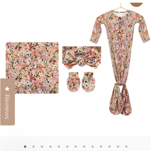 Penelope Newborn Headband Bundle (Gown)