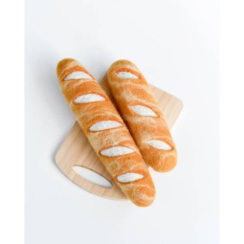 Felt Baguette Pretend Play Food Felt Food (Set of 2)