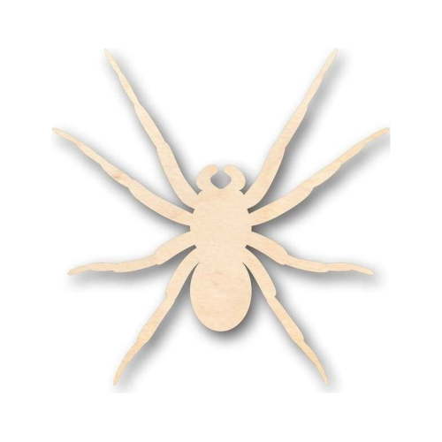 Wood Spider Shape - 5" / 1/4"