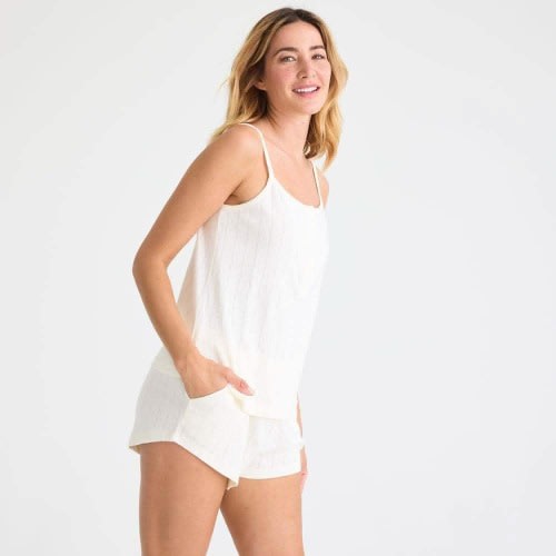 love lines tofu organic cotton pointelle magnetic dream sleep tank + s – Magnetic Me