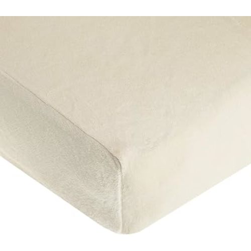 TL Care Heavenly Soft Chenille Fitted Crib Sheet 28" x 52", Warm and Cozy Neutral Chenille Sheet, Cream, for Boys and Girls, Fits Crib and Toddler Bed mattresses