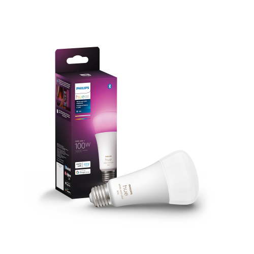 Philips Hue LED Smart Bulb A21, Full Home Connect Lights, White and Color Ambiance