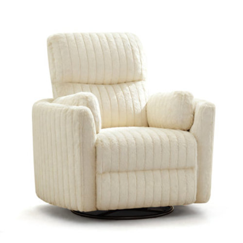 Charlton Home® 40" W Power Swivel and Rocker Recliner & Reviews | Wayfair