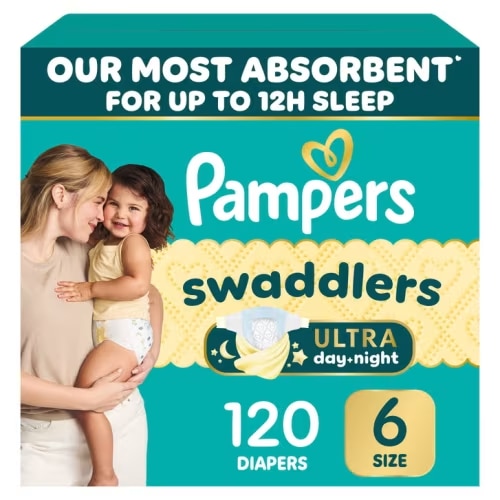 Pampers Swaddlers Ultra Diapers Sizes 3 - 7 | Costco
