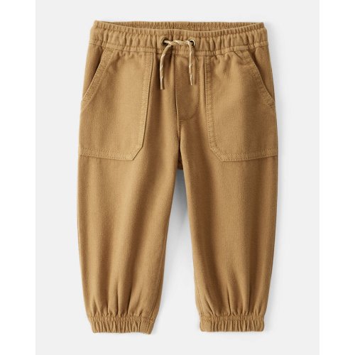 Baby Boy  Herringbone Woven Pull-On Jogger - Brown - Carter's | Carter's