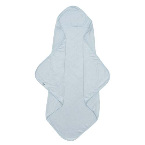 Hooded Infant Bath Towel in Fog | Bamboo Towel | Kyte Baby