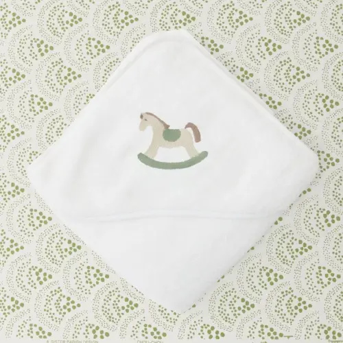 Baby Hooded Towel - Rocking Horse