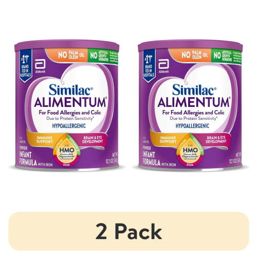 (2 pack) Similac Alimentum With 2'-FL HMO, Baby Formula Powder, 12.1-oz Can