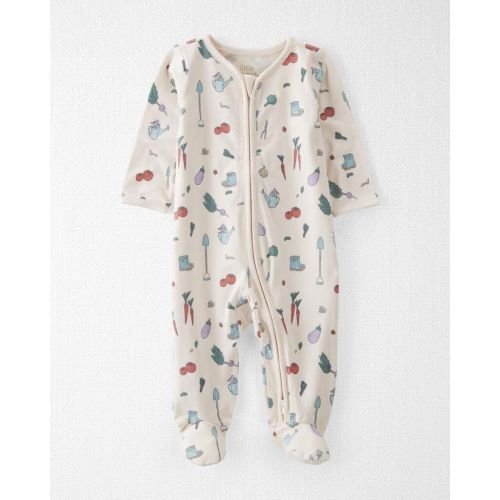 Baby Organic Cotton Sleep & Play Pajamas - 3 Months