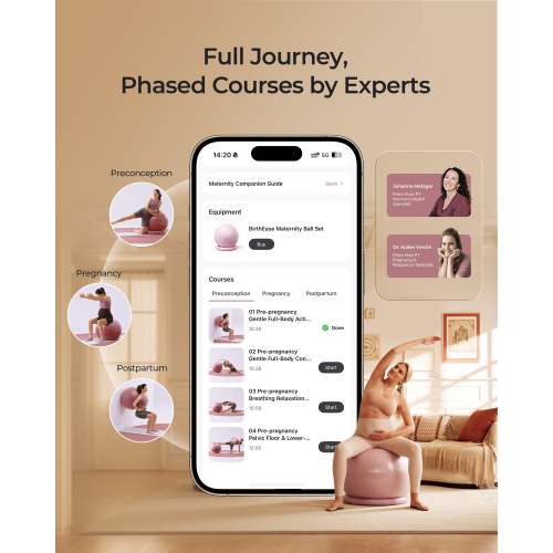 Momcozy BirthEase Maternity Exercise Ball for Pregnancy & Postpartum