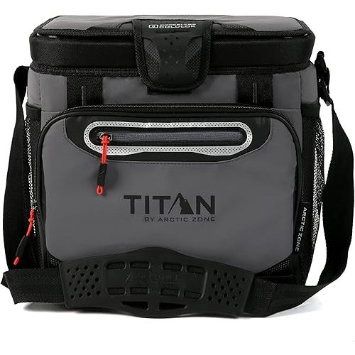 Titan by Arctic Zone Deep Freeze Cooler - Zipperless Hardbody Cooler - Deep Freeze Insulation, HardBody Liner, and SmartShelf