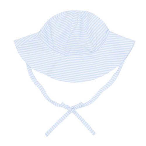 baby powder blue stripe sun hat | minnow swim