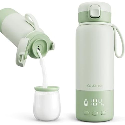 Portable Bottle Warmer for Travel, 2-Min Fast Heating Breast Milk Warmer
