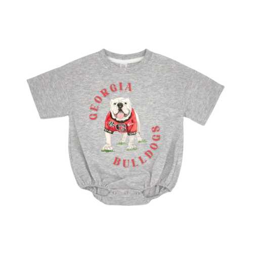 Georgia Bulldog "Romper" | Football Season | Baby Bubble