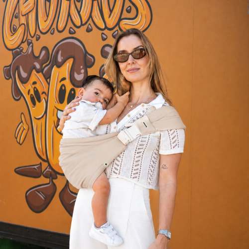 Porte-bébé MomSwing - Sand – Momsilk