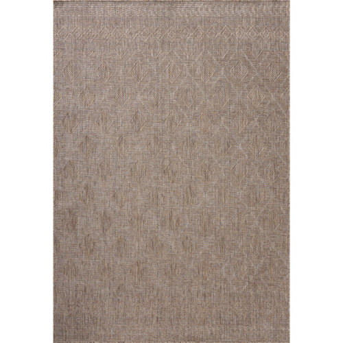 Amber Lewis x Loloi Indoor / Outdoor Topanga Natural / Mist Area Rug & Reviews | Wayfair