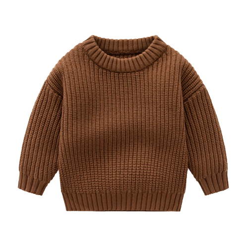 Kovlvoll Newborn Baby Boys Girls Sweater Cute Knitted Solid Color Winter Thick Casual Fall Keep Warm Pullover Tops