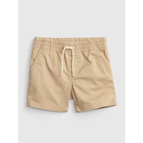 Baby Pull-On Chino Shorts in new sand khaki